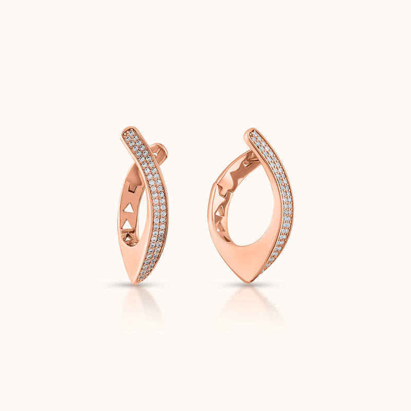 SHINING’s Celestia Mist Hoops 925 Sterling Silver