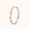 Rosegold Finish Silver Kada For Men | 925 Sterling Silver