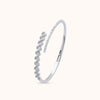 SHINING’s Cuff Zircones Bracelet | 925 Sterling Silver