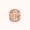 2 IN 1 Ring- Bracelet Crafted with 925 Sterling Silver- Plated With Rosegold