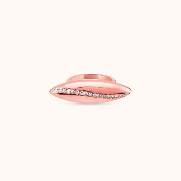 Elara Sleek Rose Gold Ring