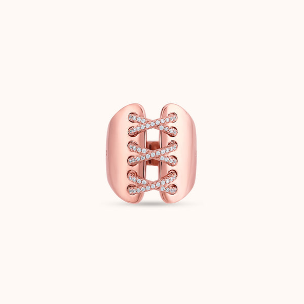 SHINING’s Celestia Rosé Corset Ring