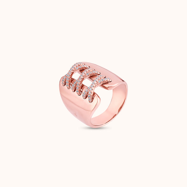 SHINING’s Celestia Rosé Corset Ring