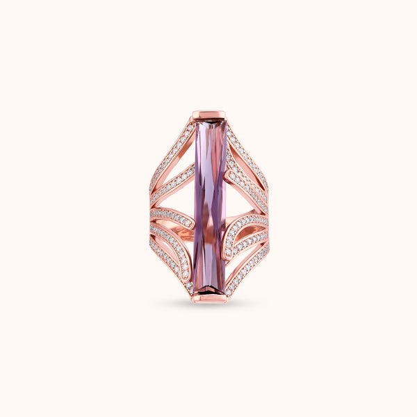 SHINING’s Celestia Starlit Amethyst Ring