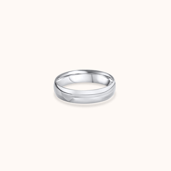 Fine Solid band Ring for Men