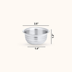 SHINING’s 925 Pure Silver Prasadam Katori | 25 GM