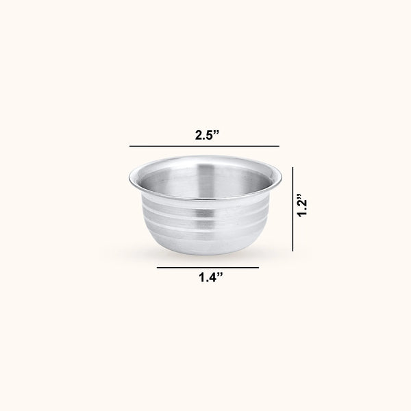 SHINING’s 925 Pure Silver Prasadam Katori | 25 GM