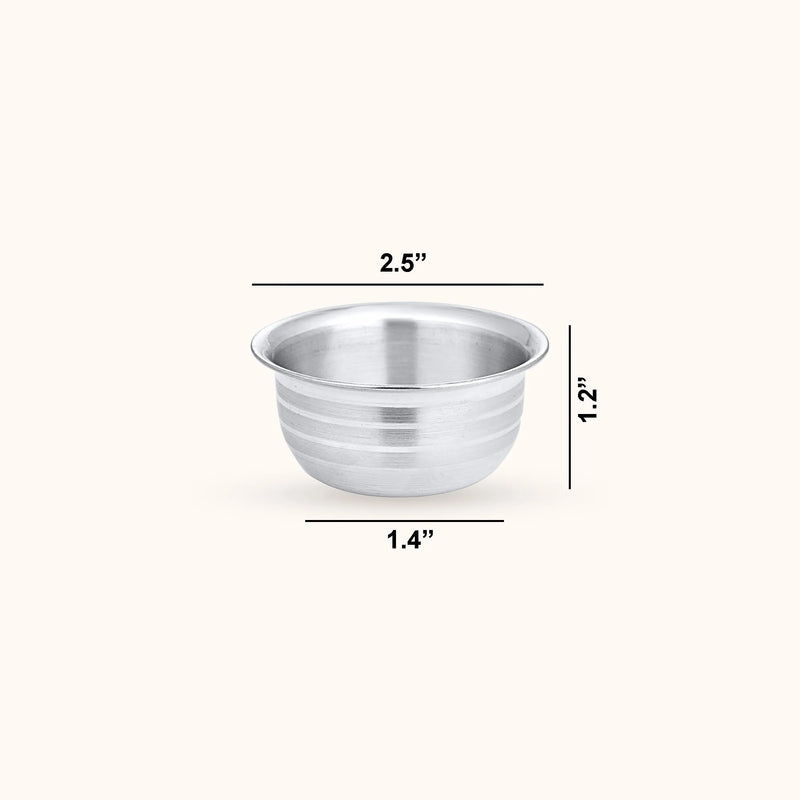 SHINING’s 925 Pure Silver Prasadam Katori | 25 GM
