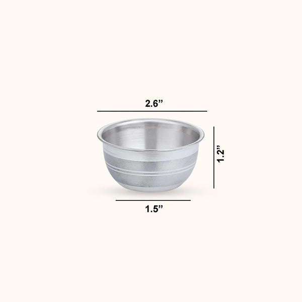 SHINING’s 925 Pure Silver Katori | 27 GM