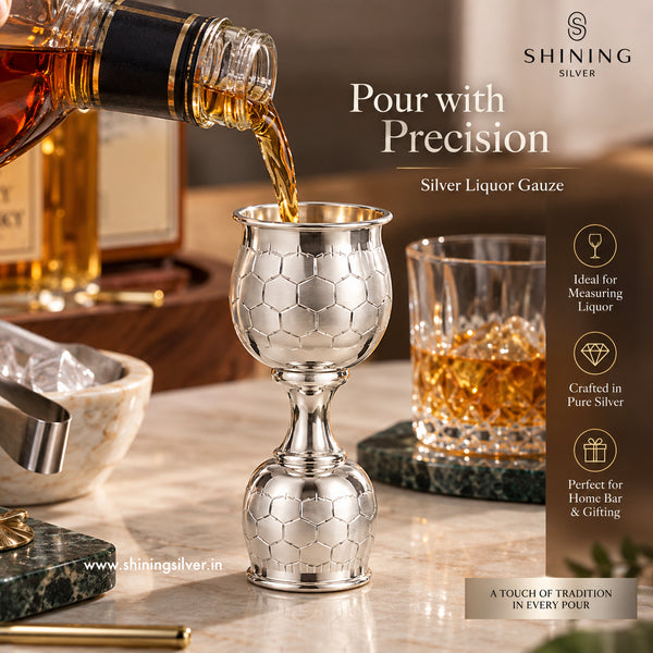 SHINING’s 925 Pure Silver Liquor Gauze | 30ml & 60ml