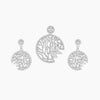 Blooming Roots Pendant Set - 925 Sterling Silver - Shining Silver.in