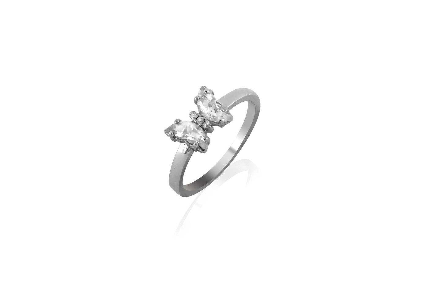 Butterfly Ring - Shining Silver.in