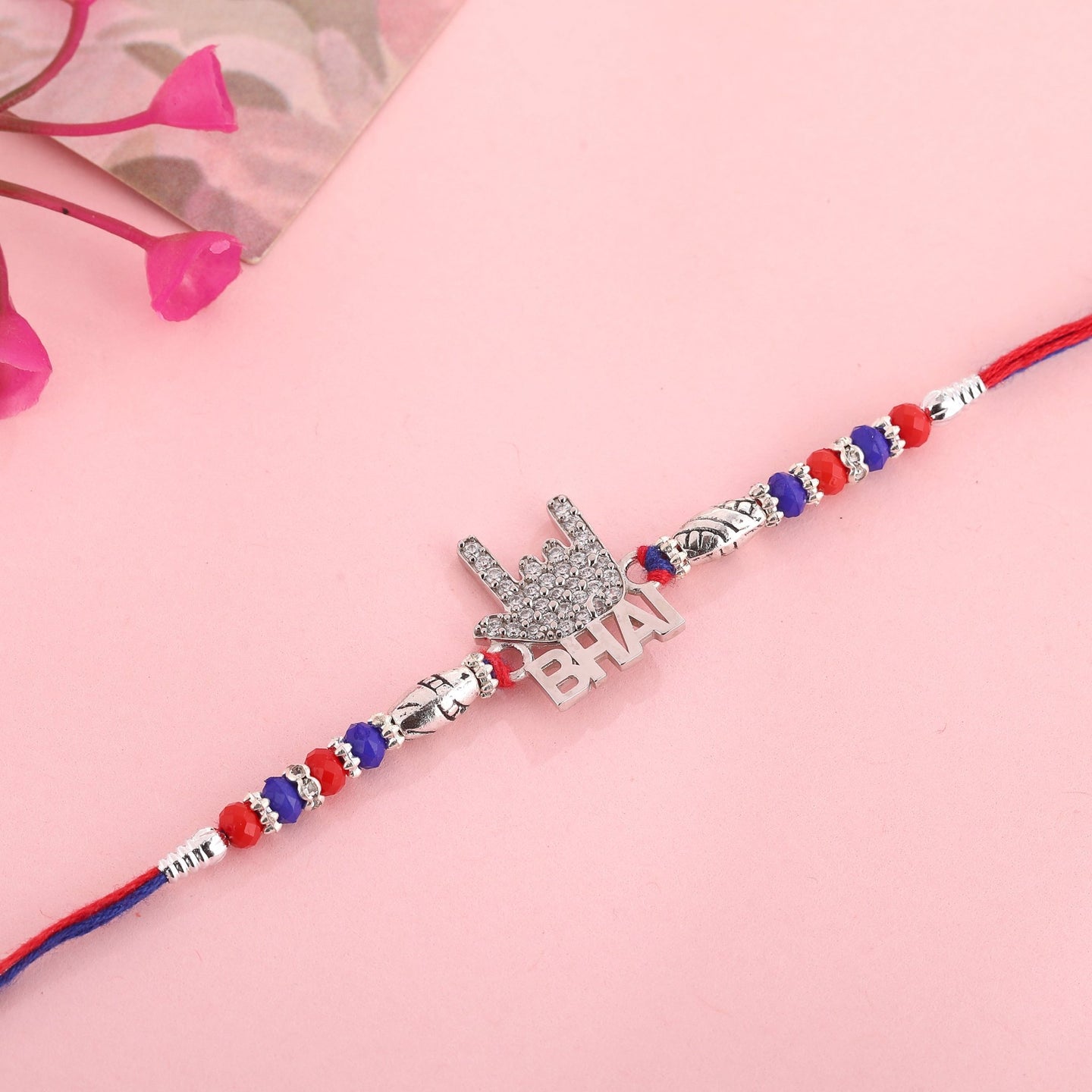 Cool Brother Rakhi - 925 Sterling Silver - Shining Silver.in