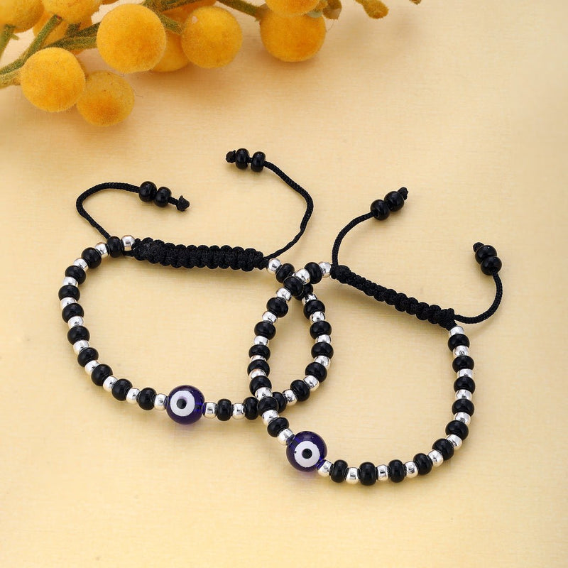 Silver Evil Eye Bracelet For Baby