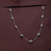 Flower Chain Necklace - 925 Sterling Silver - Shining Silver.in