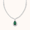 SHINING’s Queen’s Emerald Legacy Necklace | 925 Sterling Silver
