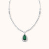 SHINING’s Queen’s Emerald Legacy Necklace | 925 Sterling Silver
