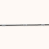 SHINING's Silver Black Enamel Anklet