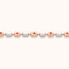SHINING's Silver Rosegold Plated Anklet