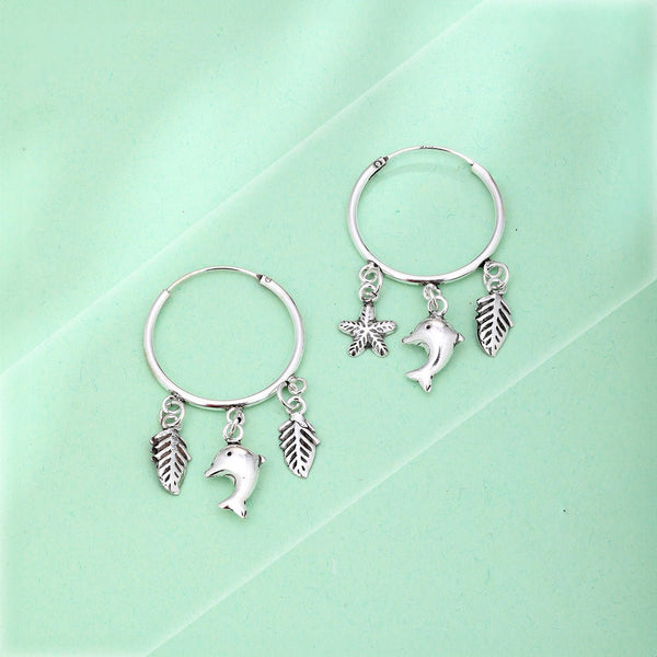 Oxidiesd Charms Bali - 925 Pure Silver - Shining Silver.in