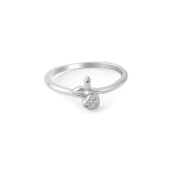 Peace In A Leaf Ring - Shining Silver.in