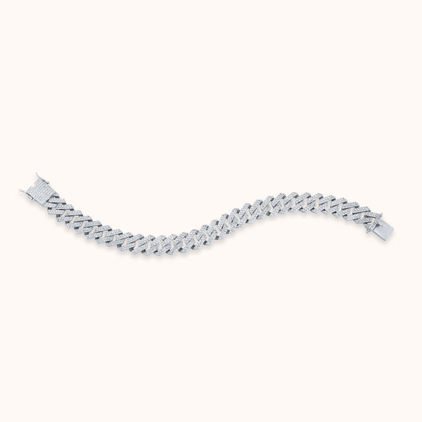 SHINING’s CZ Men's Drip Cuban Bracelet