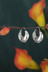 SHINING’s 925 Silver Oxidised Hoops | Bali