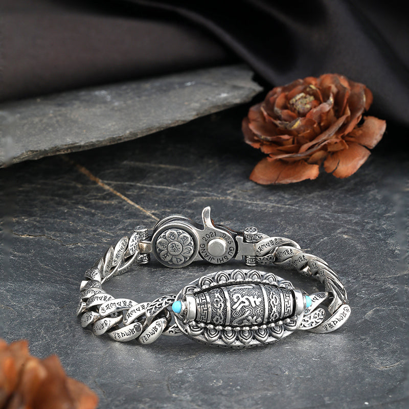 Sacred Scroll Chain Bracelet