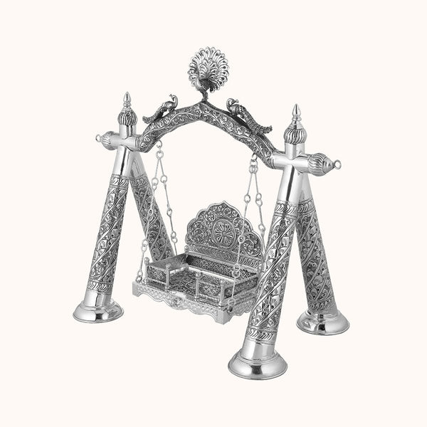 Pure Silver Laddu Gopal Jhula 925