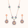 SHINING’s Meenakari Celestia Necklace | 925 Sterling Silver