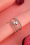 SHINING’s Twisted Orbit Silver Ring