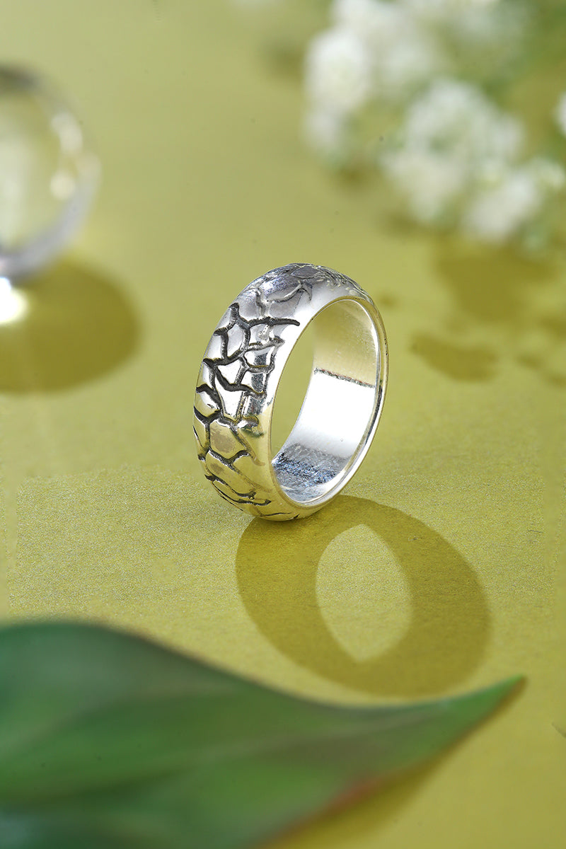 SHINING’s Terra Crust Silver Band – 925 Silver