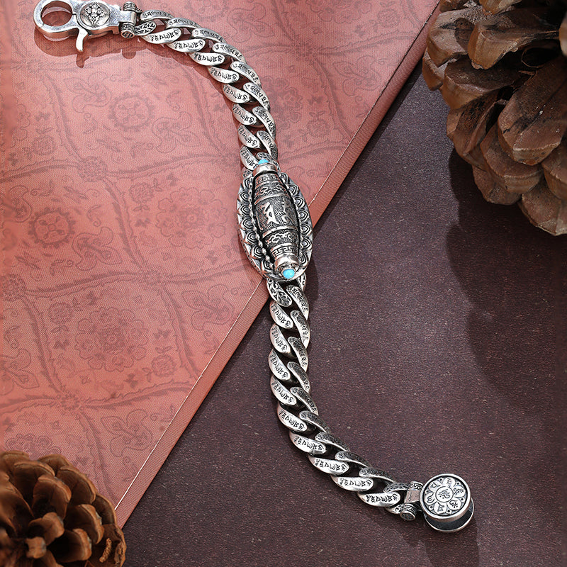 Sacred Scroll Chain Bracelet