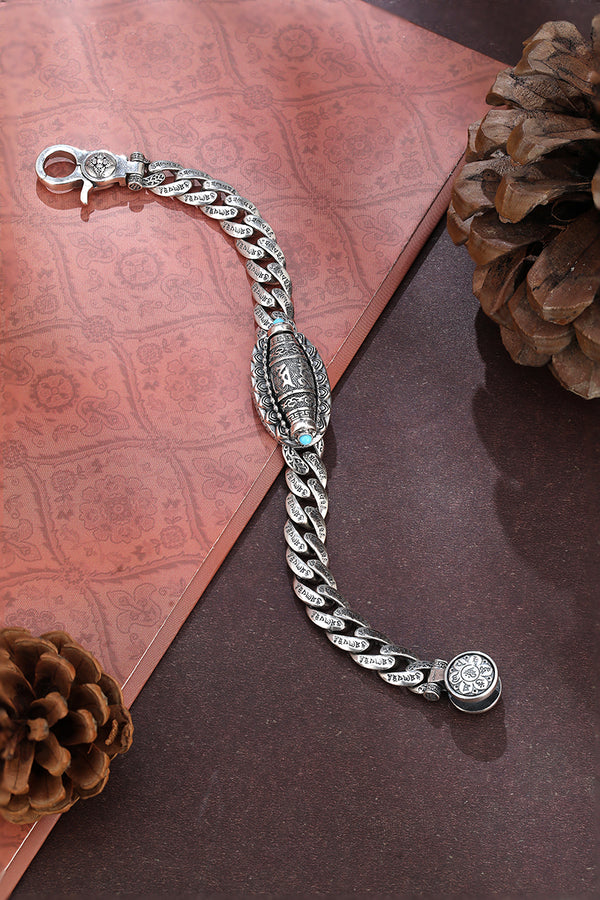 Sacred Scroll Chain Bracelet