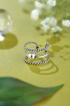 SHINING’s Twisted Orbit Silver Ring