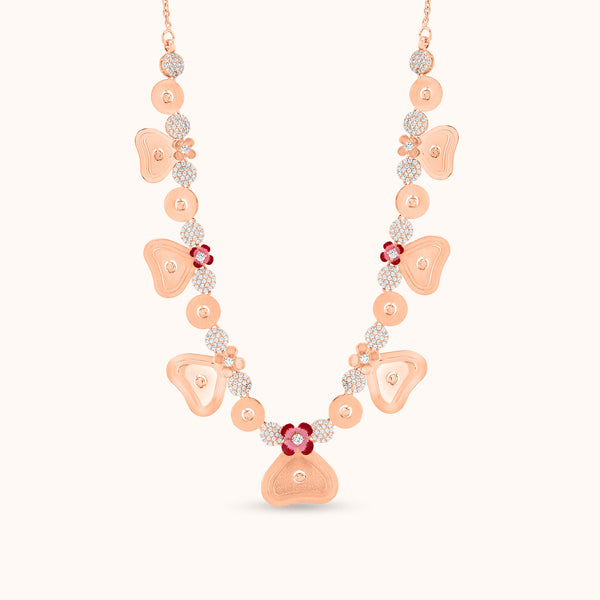 SHINING’s Celestia Necklace | 18K Rosegold Plating | 925 Pure Silver Base