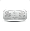 SHINING’s 50 gm Silver Bar 999.9 Colour Laxmi-Ganesha Capsule