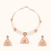 SHINING’s 925 Silver Necklace | Rosegold Plating | Calestia Collection
