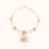 SHINING’s 925 Silver Necklace | Rosegold Plating | Calestia Collection