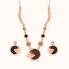 SHINING’s 925 Silver Necklace | Rosegold Plating | Calestia Collection