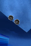 SHINING’s Oxidised Flower Earrings | 925 Shining Silver