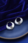 SHINING’s 925 Silver Oxidised Hoops | Bali