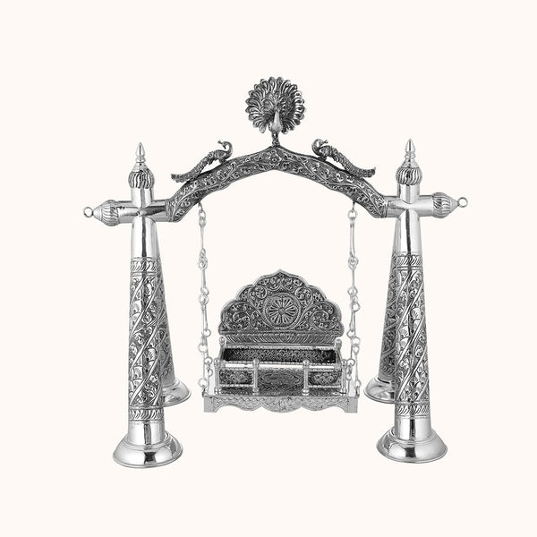 Pure Silver Laddu Gopal Jhula 925