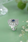 SHINING’s Pear Shaped Coctail Ring For Women | 925 Sterling Silver