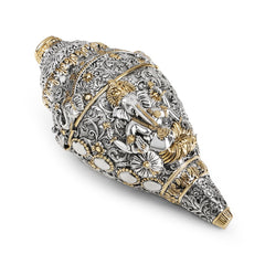 Ganesha Shankh Dual Tone