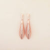 Rosegold Dangling Earrings 925 Sterling Silver - Shining Silver.in
