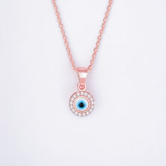 Rosegold Evil EyePandent - Shining Silver.in