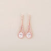 Rosegold Solitare Earrings - Shining Silver.in
