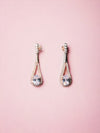 Rosegold Solitare Earrings - Shining Silver.in