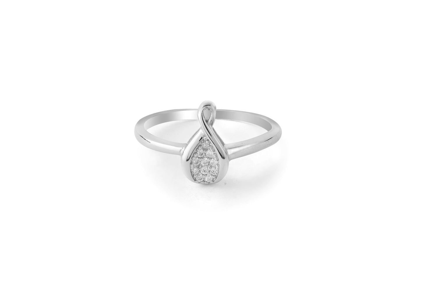 Stylish Silver Infinity Rings - Shining Silver.in